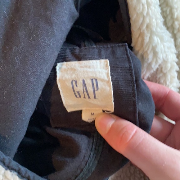 Gap black coat with removable inner lining! - Picture 6 of 6